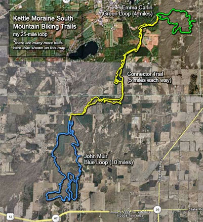 kettle moraine bike trails